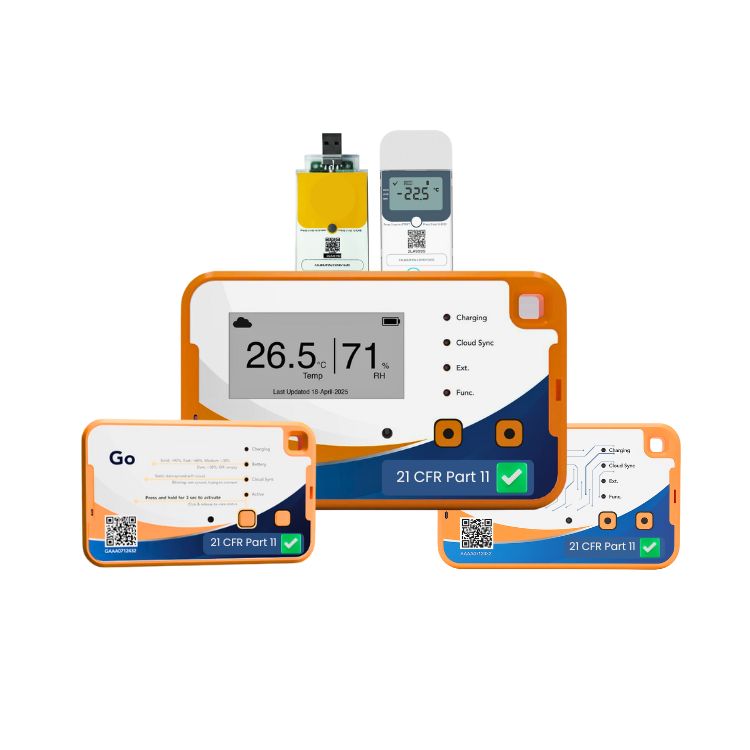 21 CFR Part 11 Complied Temperature and Humidity Dataloggers for Pharma, Cold Storages, Ice cream Cold Rooms and Frozen Food Compliance