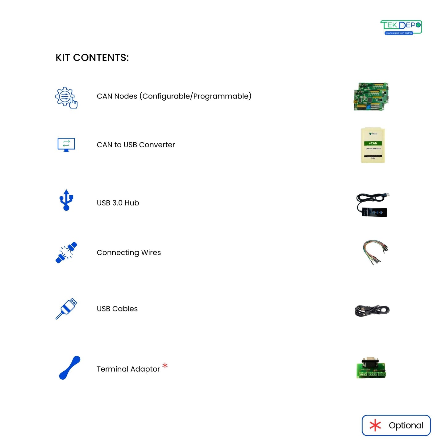 CAN Protocol Self Learning Kit