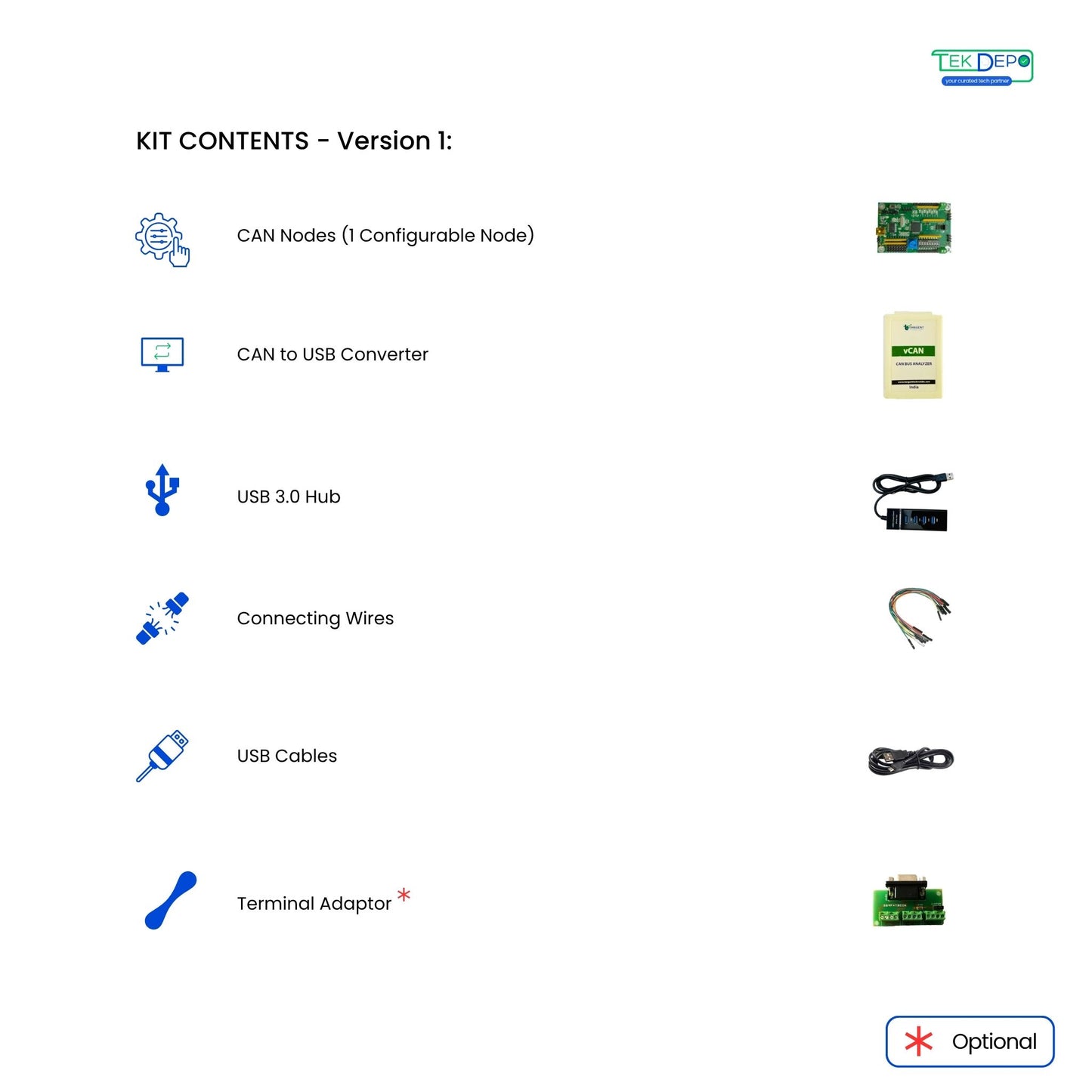 CAN Protocol Self Learning Kit