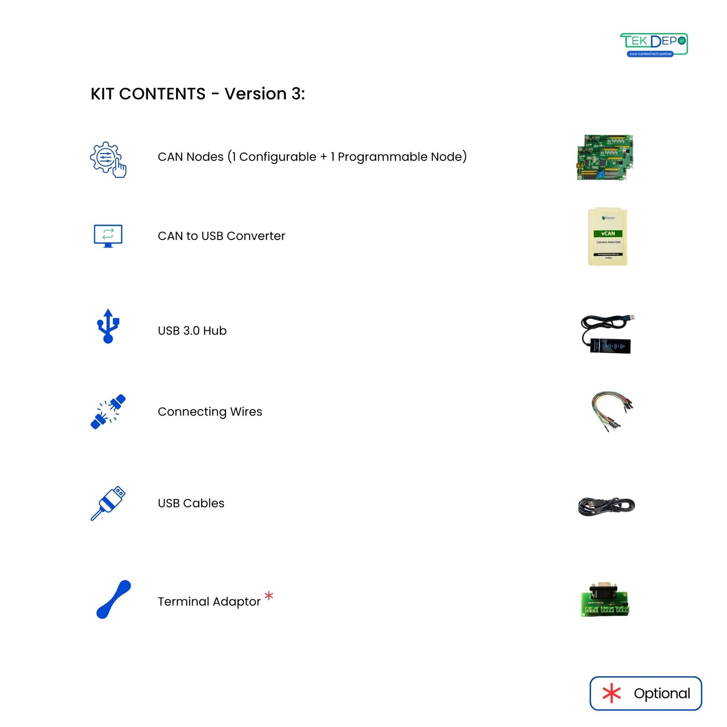 CAN Protocol Self Learning Kit