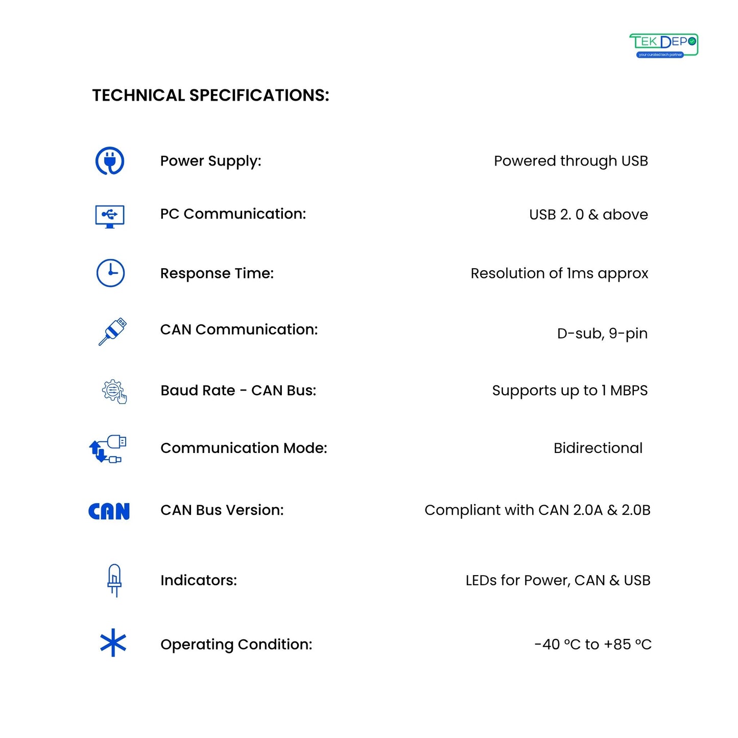CAN to USB Analyzer with GUI & API support