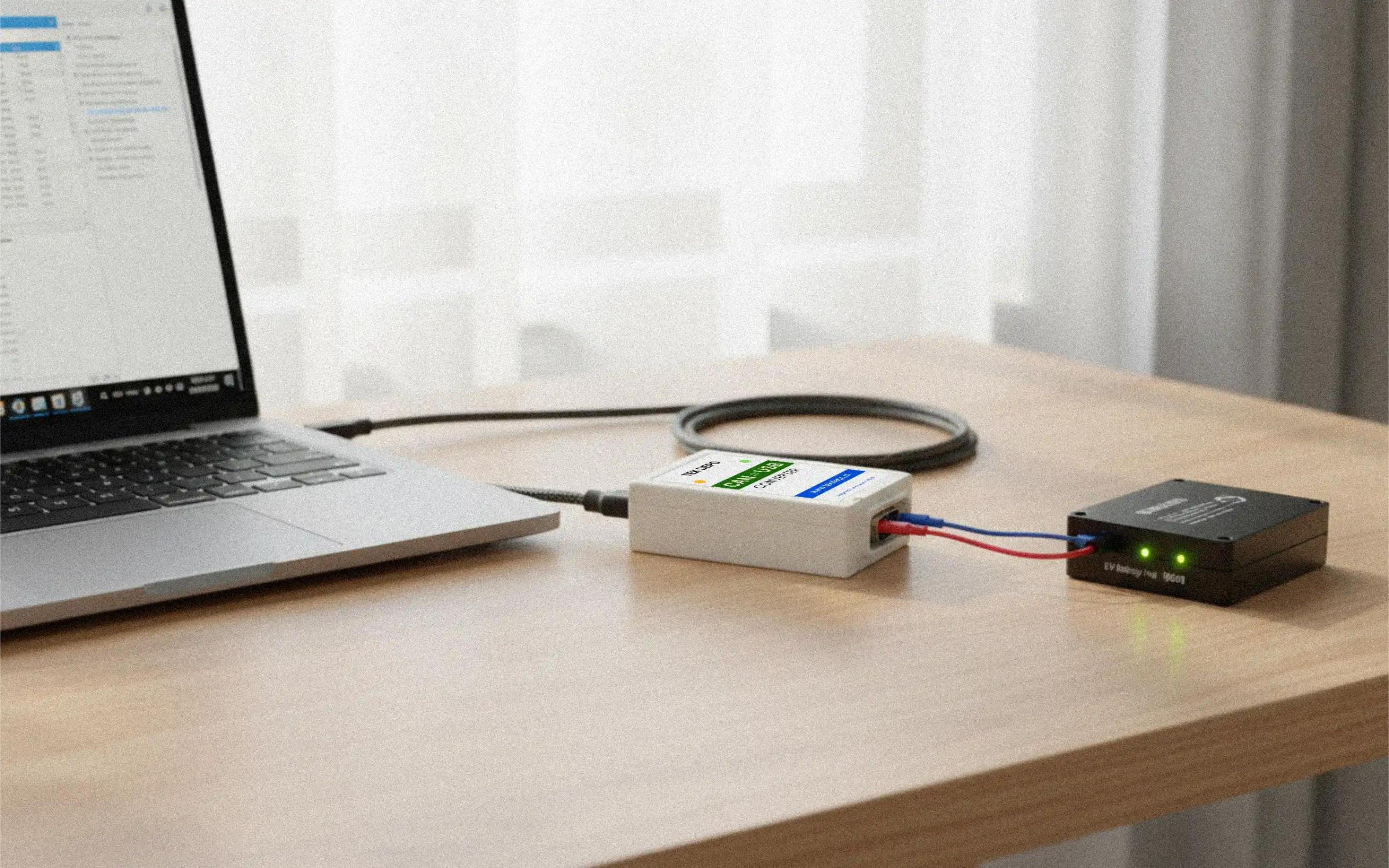 CAN to USB and CAN to RS485 converters used in automotive diagnostics and embedded labs