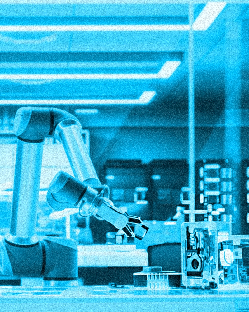 Industrial IoT sensors and gateways in manufacturing